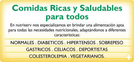 NUTRISERV | Comidas ricas y saludables para todos